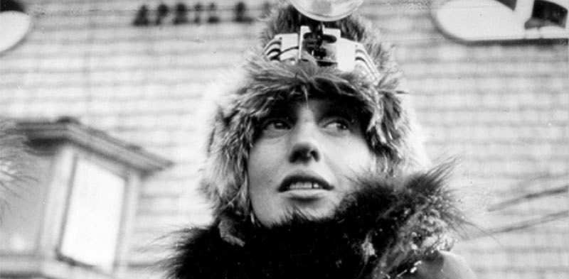 Libby Riddles, the first woman to win Iditarod Trail